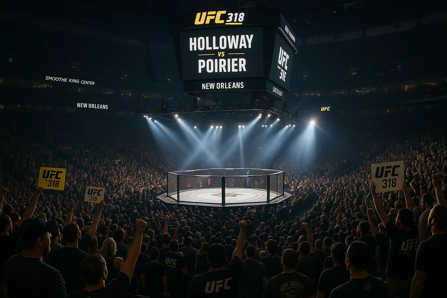UFC 318, officia
